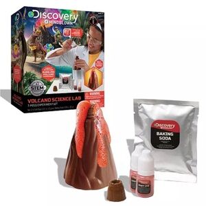Discovery Mindblown Volcano Science Lab 7-piece Experiment Set NEW